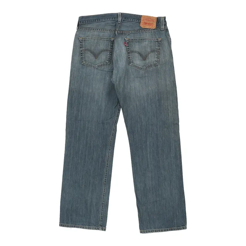 501 Levis Jeans - 34W 31L Blue Cotton