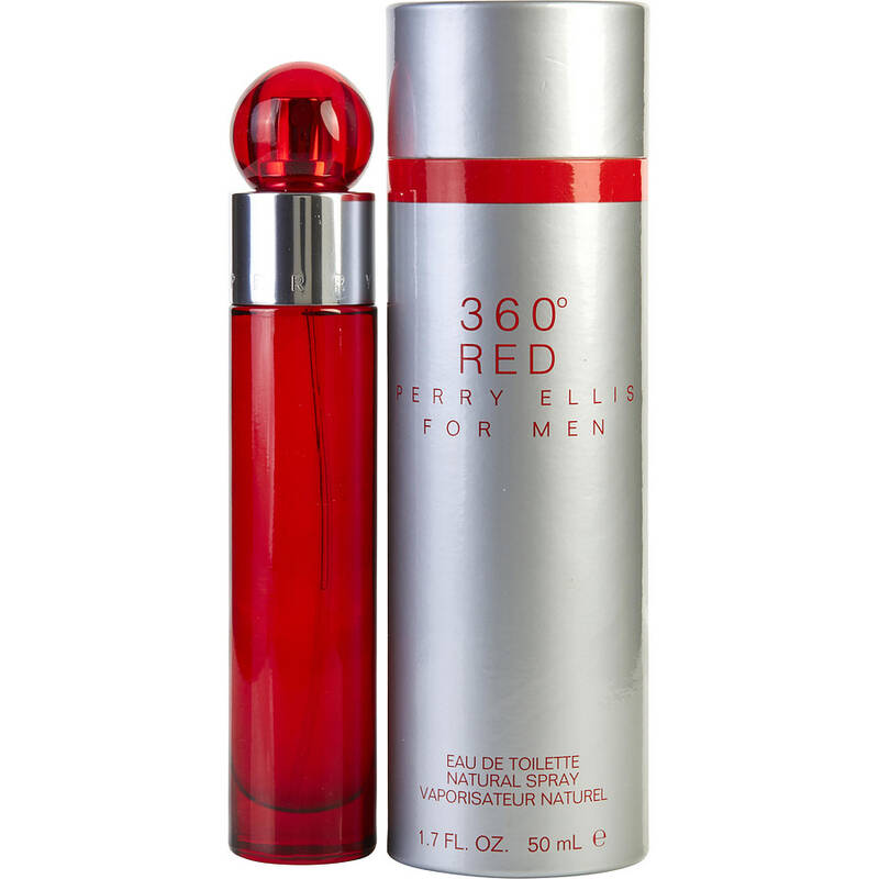 360 Red Cologne for Men - Eau de Toilette Spray 1.7 oz