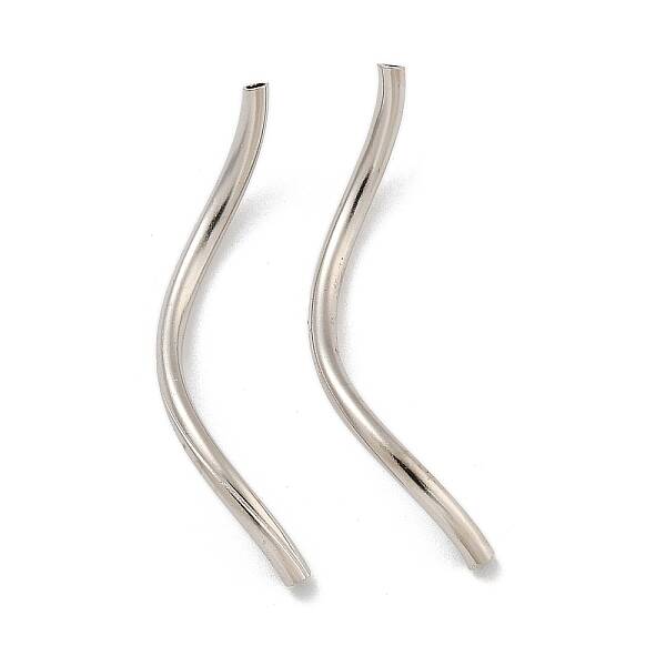 Brass Twist Tube Beads