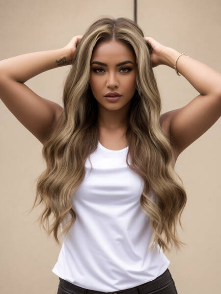 MALIA- 22' LACE FRONT BODY WAVE HUMAN HAIR WIG