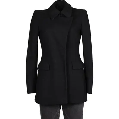 Iceberg Coat - Medium Black Wool Blend | Size: medium