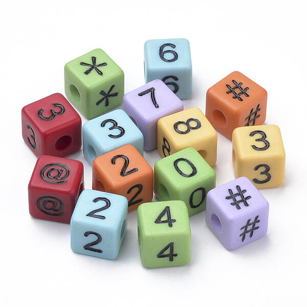 Opaque Acrylic Beads