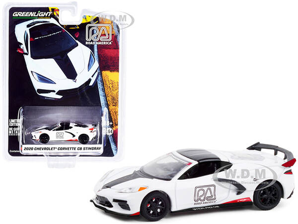2020 Chevrolet Corvette C8 Stingray White and Black \