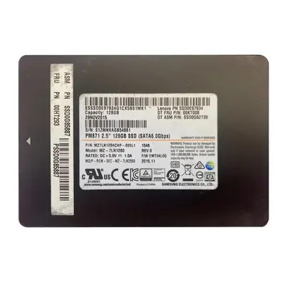 00HT293 Lenovo 128GB Triple-Level Cell SATA 6Gb/s 2.5-Inch Solid State Drive