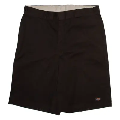 DICKIES Mens Casual Shorts Black Relaxed XL W40