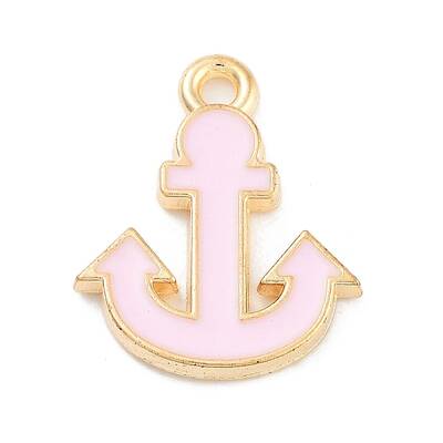 Light Gold Plated Alloy Enamel Charms