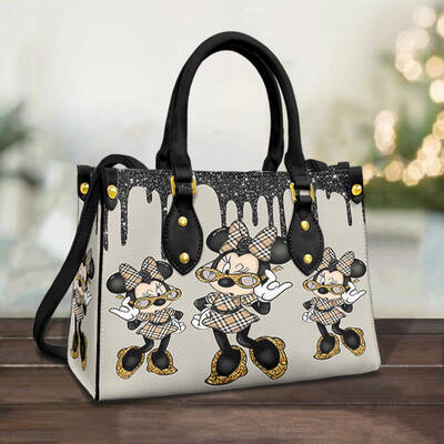 Luxury Disney Minnie Leopard Handbag