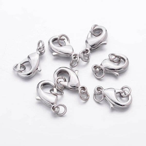 Brass Lobster Claw Clasps