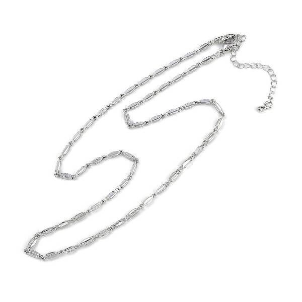 Rack Plating Brass Oval Link Chain Necklaces for Women