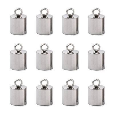 Tarnish Resistant Smooth Surface 201 Stainless Steel Cord Ends