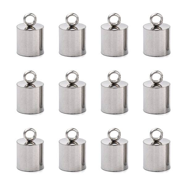 Tarnish Resistant Smooth Surface 201 Stainless Steel Cord Ends