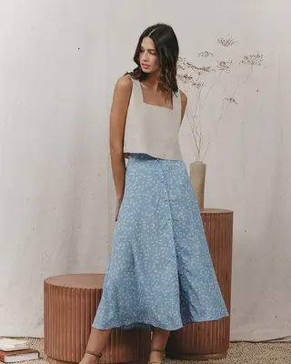 Skirt Katerina Bleu | Color: BLEU | Size: L