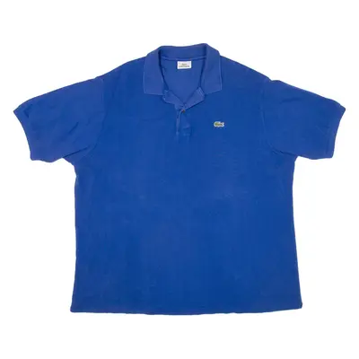 LACOSTE Mens Polo Shirt Blue 2XL