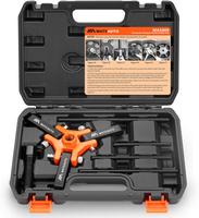 Harmonic Balancer Puller Kit, Adjustable 3-Jaw Puller for Removing Harmonic Dampers & Balancers, Pulley Puller Set Compatible...