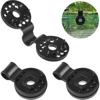 30 Pieces Round Shade Cloth Plastic Clip Reusable Heavy Duty Sunshade Fabric Net Fixing Clip Attachment and Placement for Sun...