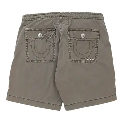 True Religion Shorts - 30W 8L Khaki Cotton
