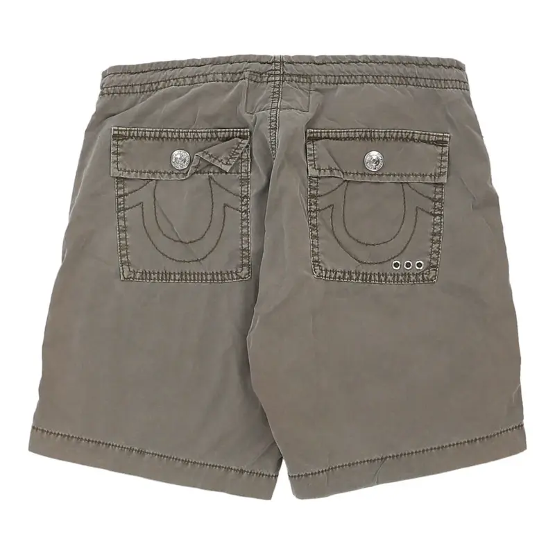 True Religion Shorts - 30W 8L Khaki Cotton