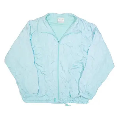 ADIDAS ORIGINALS Womens Track Jacket Blue 90s M