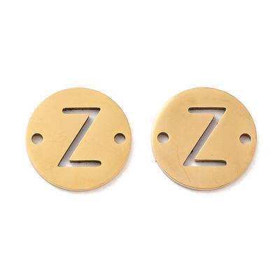 PVD Vacuum Plating 201 Stainless Steel Hollow Flat Round Links