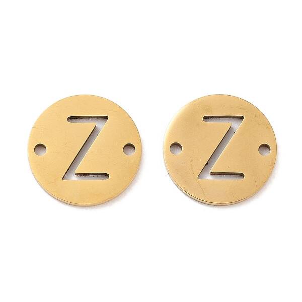 PVD Vacuum Plating 201 Stainless Steel Hollow Flat Round Links
