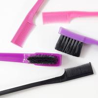 1pcs comb Dye hair comb Eyebrow brushhair modification bangs dye brush Random color For Women random gift