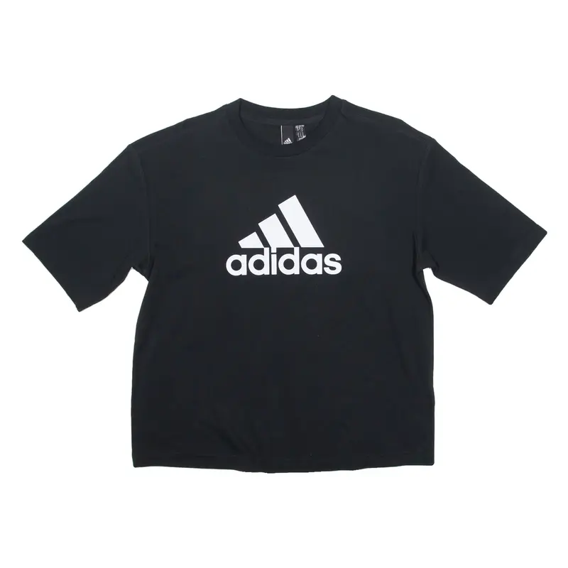 ADIDAS Oversized Womens T-Shirt Black XS