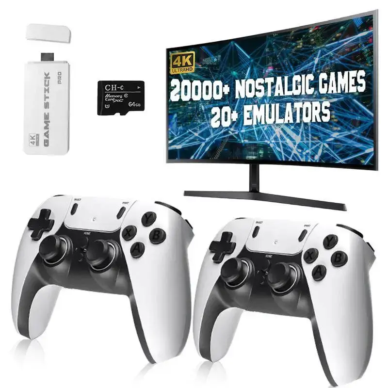 M15 Wireless Retro Game Stick - Built in 20 Emulators with 2-0000+ Games,HD Output System Plug and Play Video Game Consoles w...