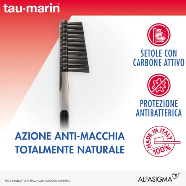 Alfasigma spa Tau Marin® Professional Toothbrush Black - Assorted Colors
