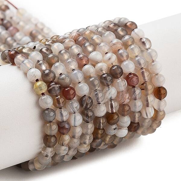 Natural Botswana Agate Beads Strands