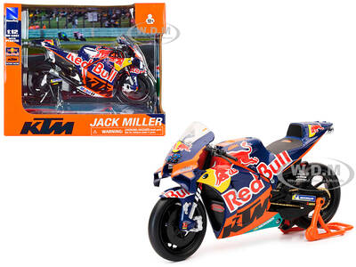 KTM RC16 Motorcycle #43 Jack Miller Red Bull KTM Factory Racing MotoGP World Championship (2023) 1/12 Diecast Model by New Ra...