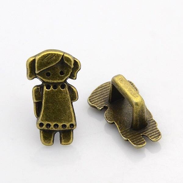 Tibetan Style Alloy Slide Charms