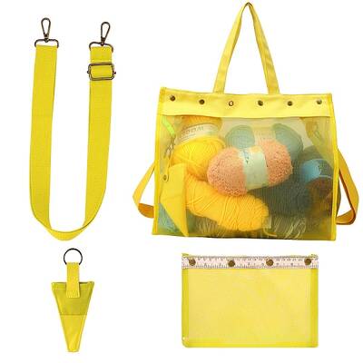 PVC Shoulder Yarn Storage Bag