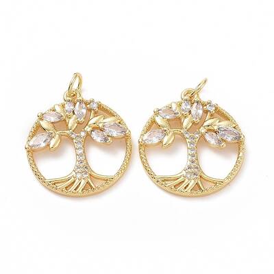 Brass Cubic Zirconia Pendants