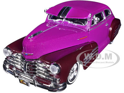 1948 Chevrolet Aerosedan Fleetside Lowrider Purple Metallic and Dark Purple Metallic Two-Tone \