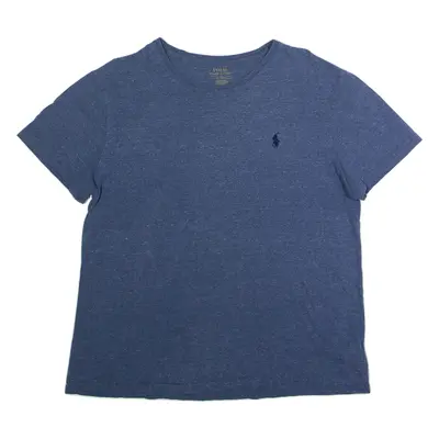 POLO RALPH LAUREN Mens T-Shirt Blue Crew Neck M