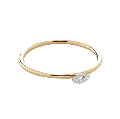 10K Gold 0.5 to 3 CT Marquise Cut Diamond Engagement Ring D Color VVS-VS Clarity IGI Certified