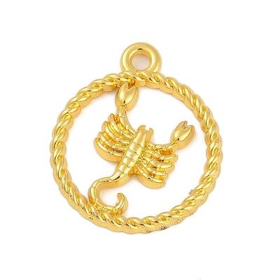 Twelve Constellations Alloy Pendants