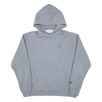 AIR JORDAN Mens Grey Hoodie M