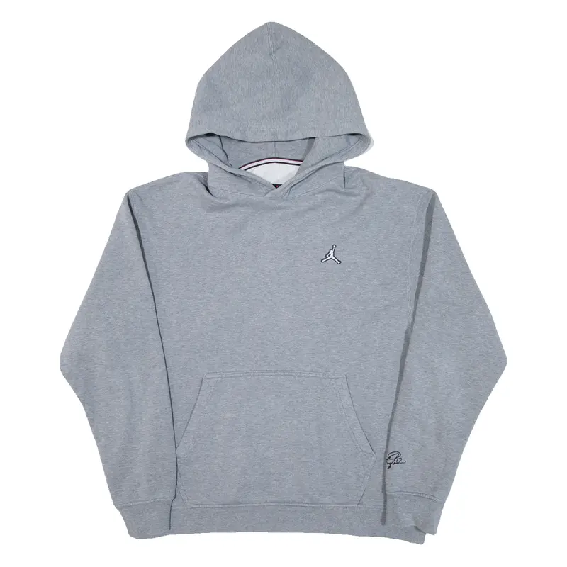 AIR JORDAN Mens Grey Hoodie M