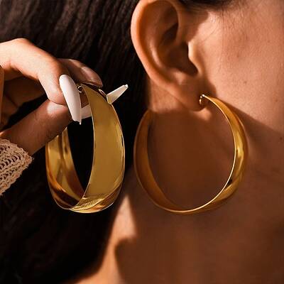 304 Stainless Steel Stud Earrings For Women