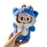 Clothes for Labubu Cute Animal Clothes Accessories, FashionOutfit Suitable for 6.69inch (17cm) Doll Soft Cotton Clothing Repl...