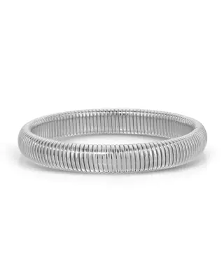 Brandon Bangle | Metal Color: Silver