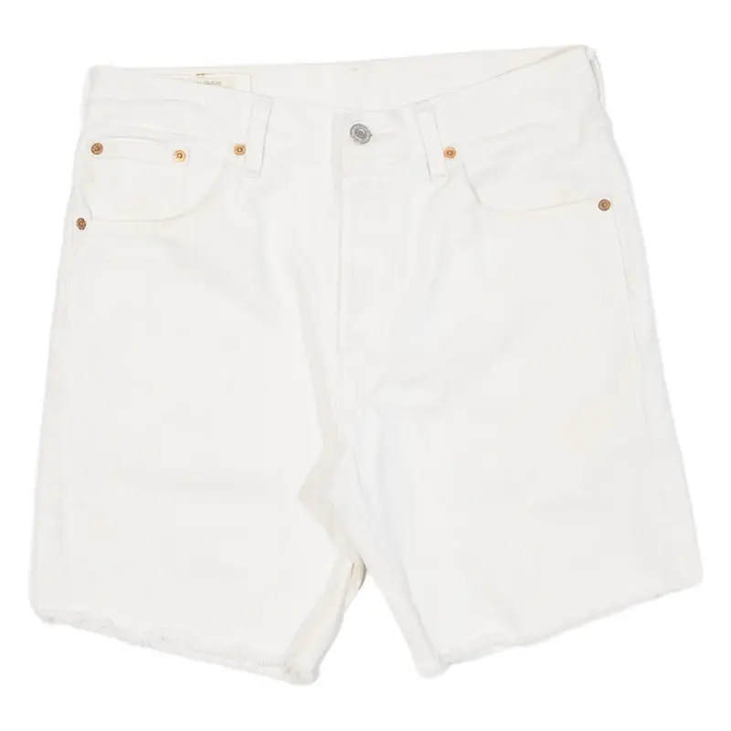 LEVI'S 501 93 BIG E Womens Denim Shorts White M W30