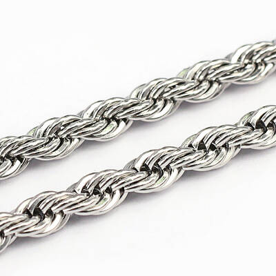 Tarnish Resistant 304 Stainless Steel Rope Chains