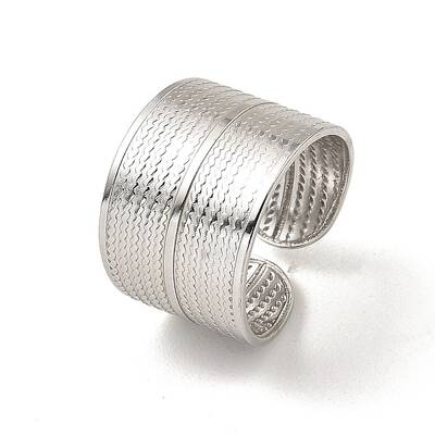 Non-Tarnish 304 Stainless Steel Open Cuff Rings