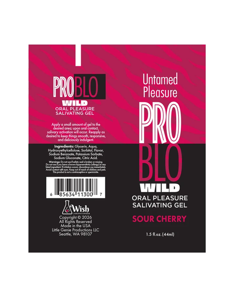 Problo Wild, Oral Pleasure Salivating Gel, Sour Cherry 1.5oz