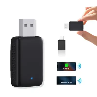 2 in 1 Wireless Car Adapter, Wireless Adapter for Vehicle, Car Play Adapter, Car Electronics Accessories for Car Play Cars fr...