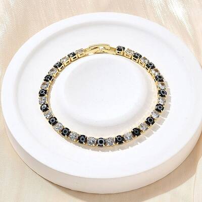 Brass Enamel Link & Charm Bracelets