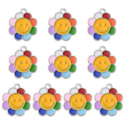 Alloy Enamel Pendants