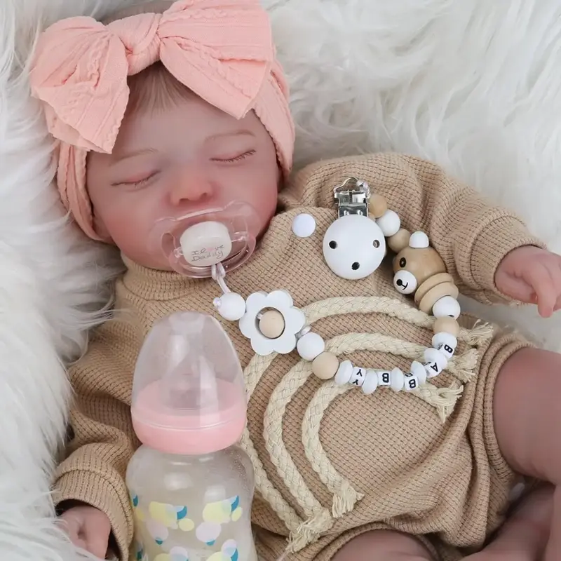 #FallFreshness [WOOROY] Reborn Baby Doll - Christmas & Birthday Gift 20 In Sleeping Realistic Newborn Doll, Soft Cloth Body a...